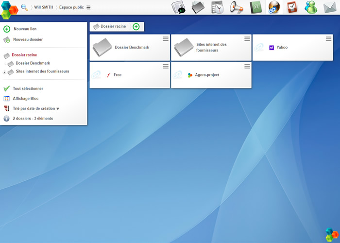 Agora Project capture ecran link